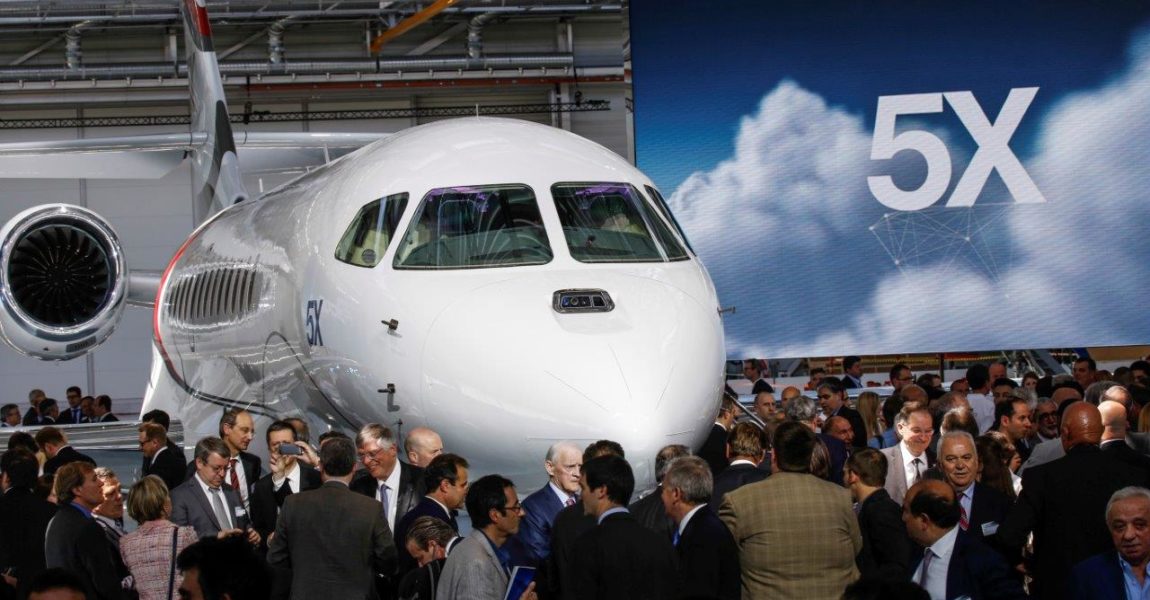 Am 2. Juni wurde die erste Falcon 5X in Bordeaux präsentiert.