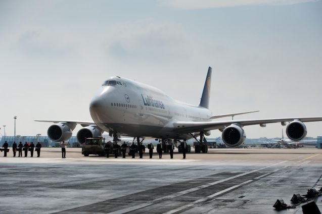 Motorschaden bei Lufthansa-Maschine. Foto: Lufthansa