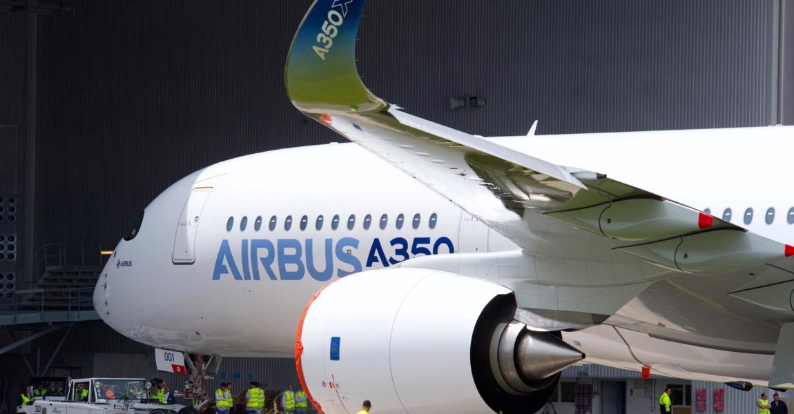 Ein Airbus A350-900 wird zwölf Anflüge mit Zwischenlandungen auf die Haupt-Nord-Süd-Piste am EuroAirport durchführen. Bild: Airbus