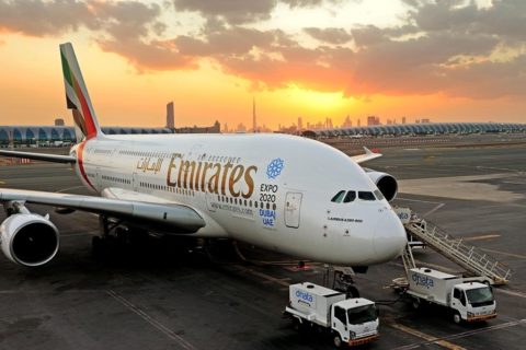 Die Heimatflughäfen von Emirates verbindet ab sofort ein Shuttlebus. Foto: Emirates Airline
