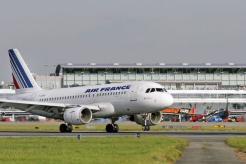 Airbus der Air France in Hamburg; Foto: M. Penner / Flughafen Hamburg