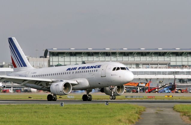 Airbus der Air France in Hamburg; Foto: M. Penner / Flughafen Hamburg
