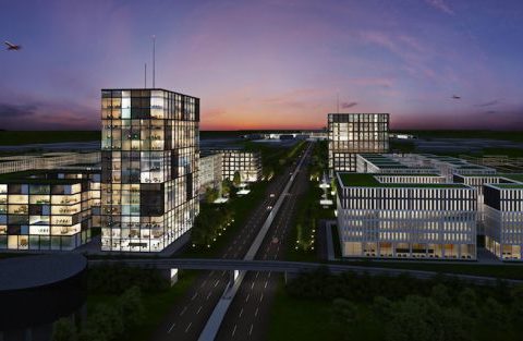 Der Haushaltsausschuss will wissen, welche Baumaßnahmen für den BER nötig sind. Foto: Pure rendering GmbH, BER