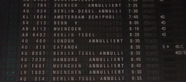 Die Unternehmen an den Flughäfen leiden unter den vielen ausgefallenen Flügen. Foto: Aeroscope