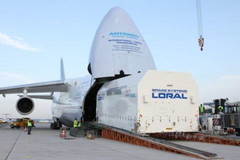 Frachtverladung in den Antonov 124. Foto: blue danube airport linz