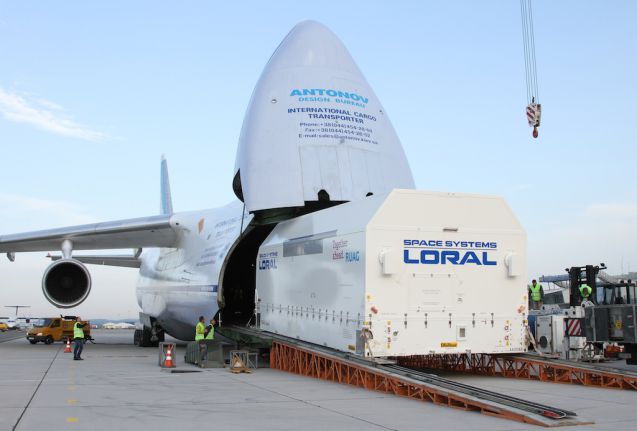 Frachtverladung in den Antonov 124. Foto: blue danube airport linz