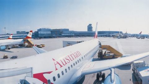 Austrian Airlines am Flughafen Wien. Foto: AUA