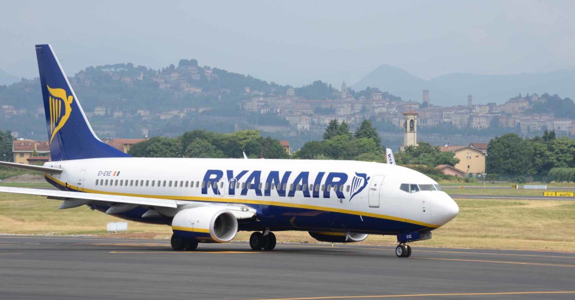 Ryanair ist der uneingeschränkte Herrscher in Bergamo. Die Billigfluggesellschaft hält einen Marktanteil von 87 Prozent. Bild: Dietmar Plath