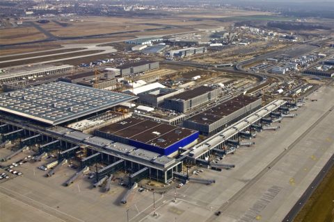BER: Vielleicht erst in 2018 in Betrieb? Bild: Dirk Laubner / Flughafen Berlin Brandenburg