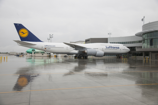 Boeing feiert Auslieferung der fünfzigsten 747-8 an den Erstkunden Lufthansa. Foto: Boeing