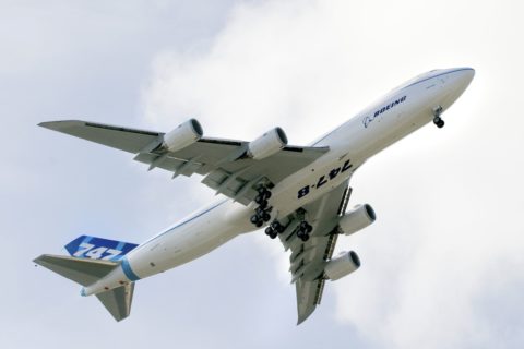 Die Nachfrage wächst, den Markt für Großraumjets wie die Boeing 747-8 sieht Boeing-Marketingmanager Tinseth hingegen schrumpfen. Foto: Boeing