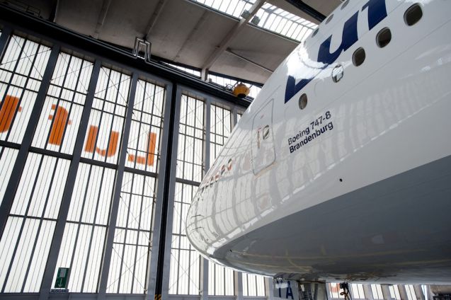 Lufthansa´s neue Boeing 747-8 startete heute zum ersten Langstreckenflug in die USA. Foto: Rolf Bewersdorf/Lufthansa