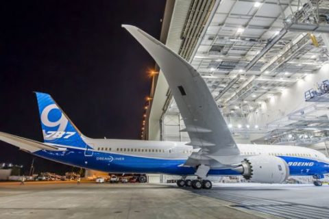 Auch die größere Version des Dreamliner, die 787-9, wird langsam flügge: Foto: Boeing