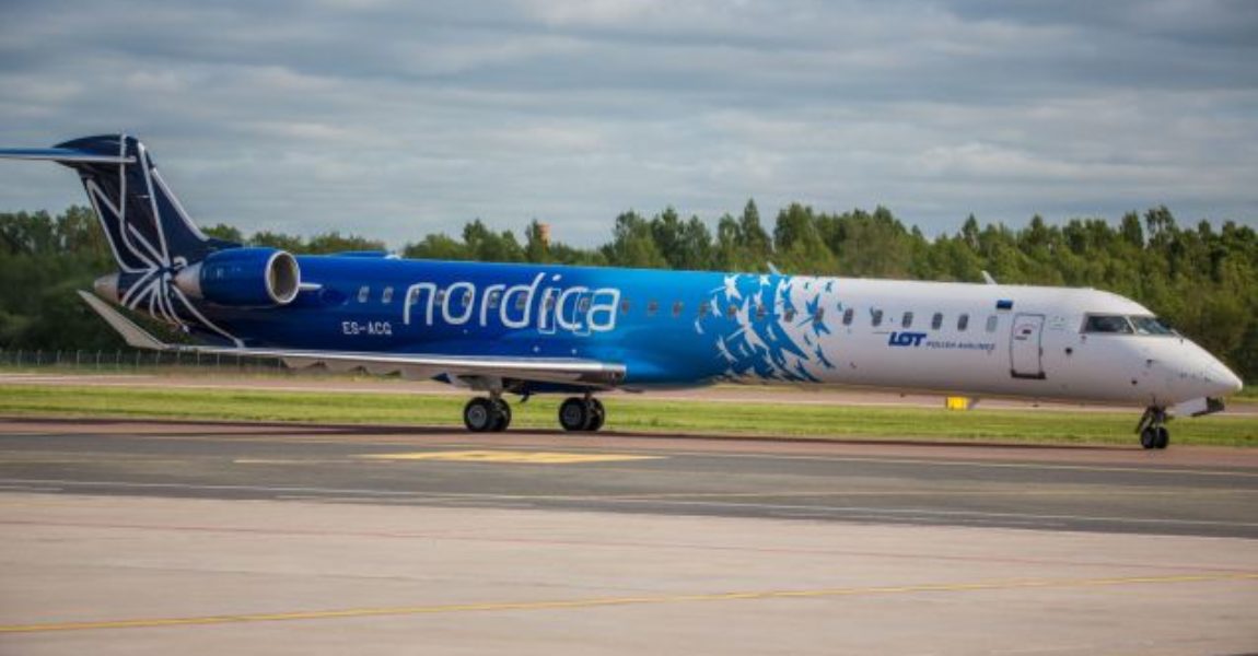 Die estnische Airline 