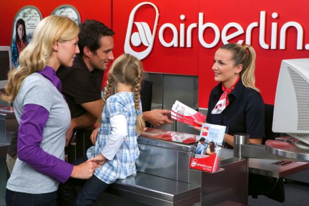 Mit seinem Sanierungsprogramm «Turbine» will Air Berlin wieder schwarze Zahlen schreiben. Foto: Air Berlin