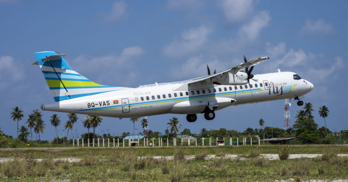 2013 erweiterte Flyme ihre ATR-42-Flotte durch größere ATR 72-600, von denen sie heute zwei betreibt. Die zweite der beiden ATR 42 wurde im Januar 2015 ausgemustert. Bild: Dietmar Plath