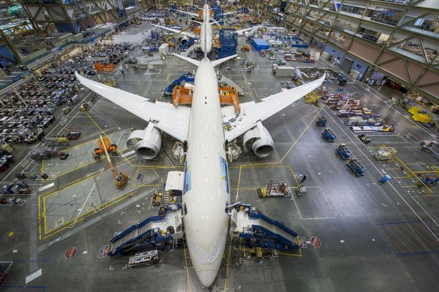 Boeing 787 mit höherer Produktionsrate gefertigt. Foto: Boeing