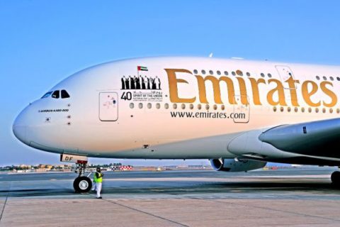 In der Economy Class von Emirates soll es künftig eine 3-5-3-Bestuhlung geben. Foto: Emirates Airline