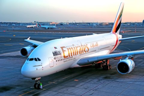 Etliche Emirates-Flugzeuge bleiben in Dubai zeitweise am Boden. Foto: Emirates Airline