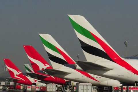 Machen jetzt gemeinsame Sache auf der Strecke nach Neuseeland: Emirates und Quantas. Bild: Emirates