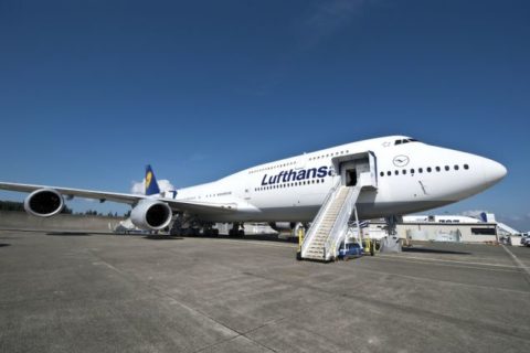 Am 1. Juni steht die neue Boeing 747-8 für Lufthansa-Passagiere zum Einsteigen bereit. Foto: Boeing HANUSA