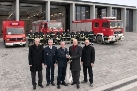 Feuerwache Ost an Werksfeuerwehr der Berliner Flughäfen übergeben ; Foto: Günter Wicker/ Ligatur / Berliner Flughäfen