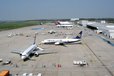 Insgesamt gehören zu dem Zukunftsprogramm des Flughafens Frankfurt-Hahn 70 Maßnahmen, die dazu beitragen sollen, dass der Flughafen bis 2024 ein positives Geschäftsergebnis erreicht. Bild: Flughafen Frankfurt Hahn