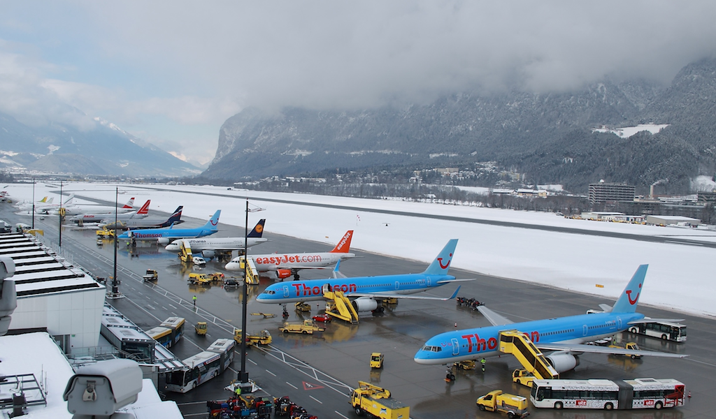 Der Flughafen Innsbruck zählt zu den gefährlichsten der Welt. Foto: Walter Kaller
