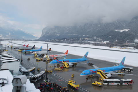 Der Flughafen Innsbruck zählt zu den gefährlichsten der Welt. Foto: Walter Kaller