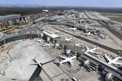 Der Flughafen Frankfurt: Mit Abstand größter Flughafen Deutschlands. Weltweit jedoch nicht in den Top 10.