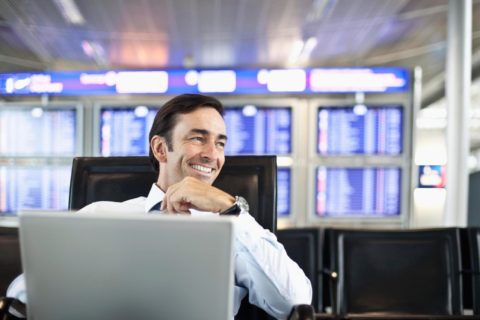 Am Flughafen Frankfurt können Passagiere kostenlos ins Internet.