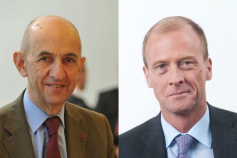 Alter und neuer Chef: Louis Gallois und Thomas Enders (von links). Fotos: EADS