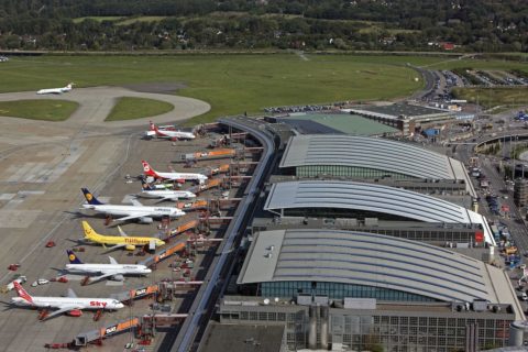 In den ersten drei Monaten des Jahres stieg die Zahl der Fluggäste an deutschen Airports auf 42,68 Millionen. Bild: Hamburg Airport