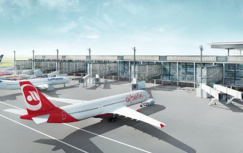 Foto: gmp Architekten, Björn Rolle, Flughafen Berlin Brandenburg