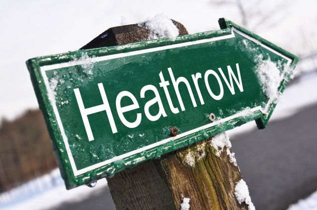 Wegen leichtem Schneefall mussten in der vergangenen Woche über 1000 Flüge ausfallen. Foto: Pincasso, Shutterstock