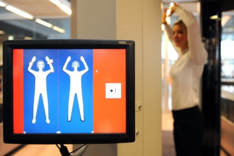 Auch in Deutschland kommen an einigen Flughäfen die Körperscanner zum Einsatz. Bild: dpa