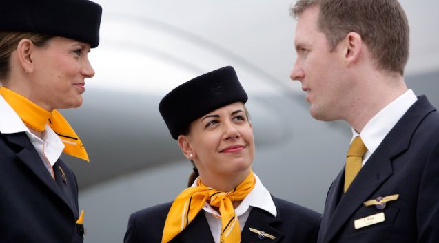 Nach gescheiterten Tarifverhandlungen, drohen Flugbegleiter mit Streik. Foto: Gregor Schläger, Lufthansa