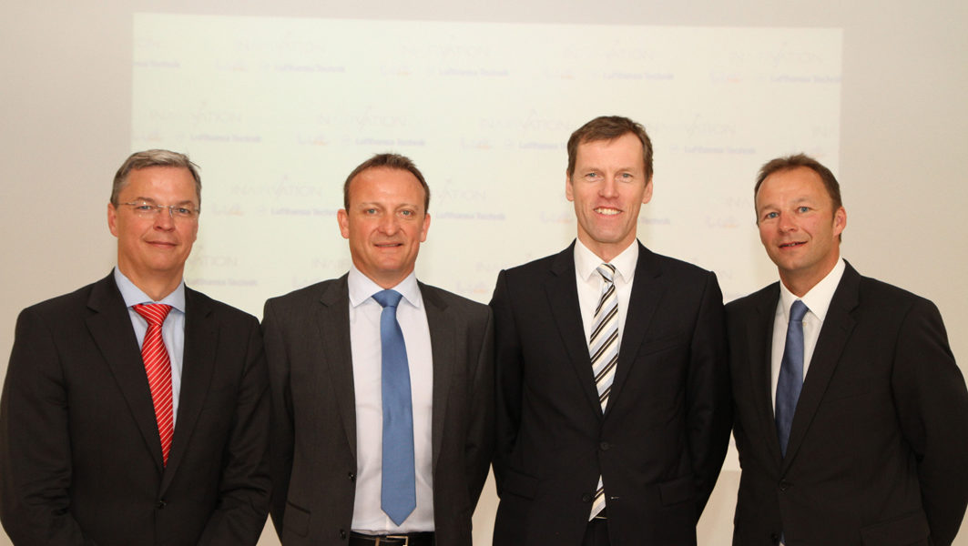 Dr. Johannes Bußmann (LHT), Werner Kartner (List), Dr. Philip von Schroeter (LHT) und Mag. Michael Groiss (List, von links).