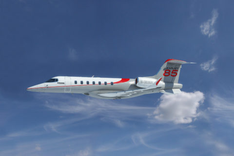 Computerdarstellung des Learjet 85 (Foto: Bombardier)