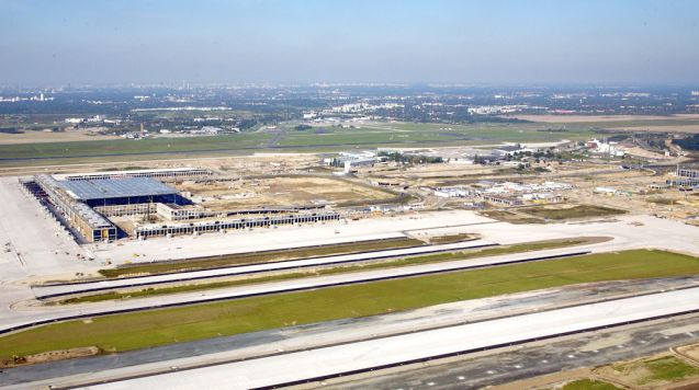 Der Abfertigungsbereich für Staatsgäste und Regierungsmitglieder am BER wird erst in zwei Jahren fertig. Foto: Dirk Laubner/ Flughafen Berlin Brandenburg