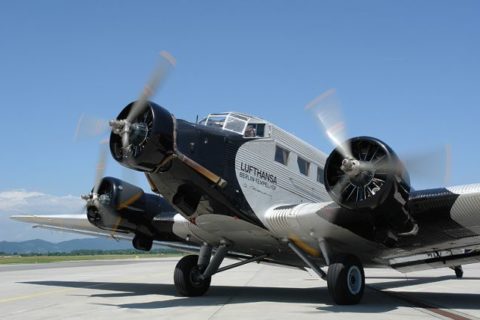 Die alte Dame LH JU52 fliegt auch mit 77 Jahren noch durch ganz Deutschland. Foto: Lufthansa