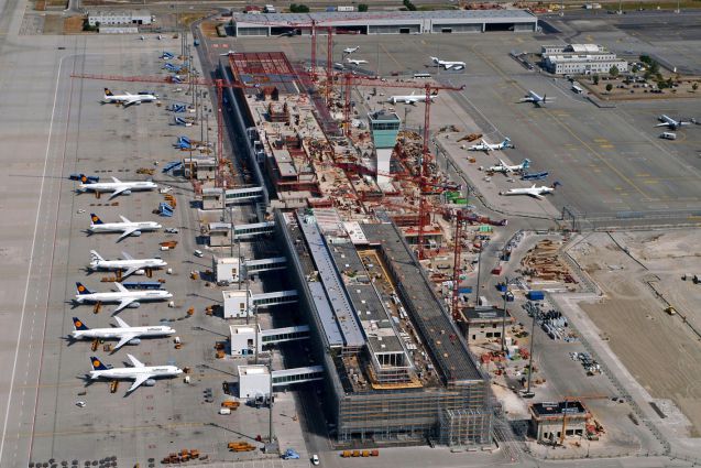 Alles pünktlich beim Satelliten-Neubau des Münchener Flughafens. Foto: MUC