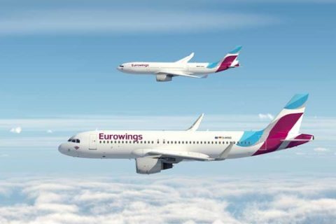 Lufthansa will unter der einheitlichen Billig-Marke «Eurowings» in ganz Europa unterwegs sein. Bild: Lufthansa