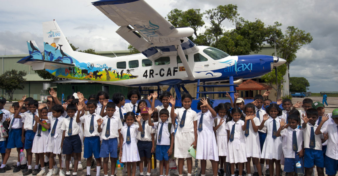 Cinnamon Air fliegt aktuell mit drei Cessna 208 Caravan, davon zwei in der Amphibien-Version. Eines dieser beiden vielseitig einsetzbaren Flugzeuge trägt eine SriLankan-Air-Taxi-Bemalung. Bild: Dietmar Plath