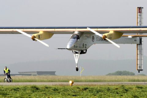 Über dem Pazifik hat «Solar Impulse 2» nach Angaben des Teams zwei Rekorde aufgestellt. Bild: dpa / Picture Alliance