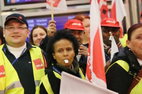 Die deutschen Flughäfen bleiben heute von einem weiteren Streik der Sicherheitskräfte verschont. Foto: dpa