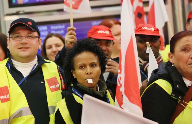 Die deutschen Flughäfen bleiben heute von einem weiteren Streik der Sicherheitskräfte verschont. Foto: dpa