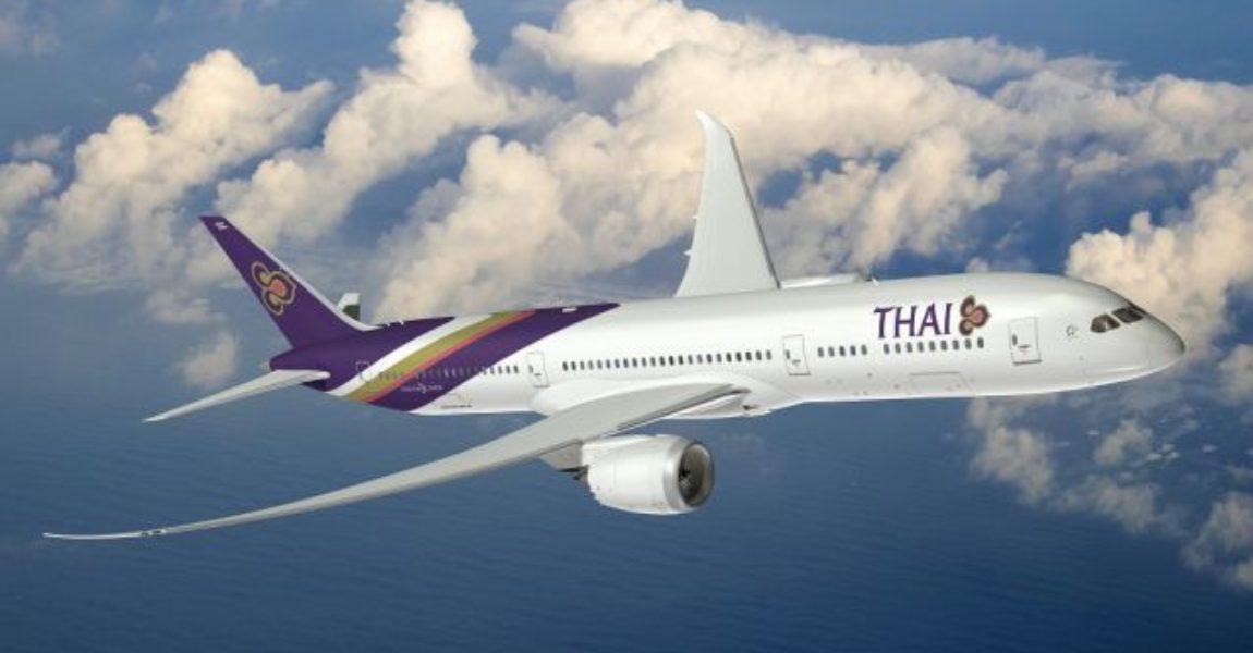 Der Dreamliner von Thai Airways.