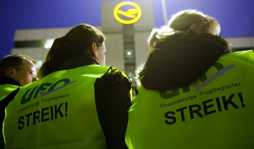 Die Zeichen bei der Lufthansa stehen wieder auf Streik. Am Donnerstag scheiterte der letzte Versuch, den die Gewerkschaft Ufo und die Fluglinie unternommen hatten, um den Ausstand doch noch abzuwenden. Foto: dpa