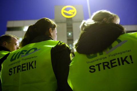 Die Zeichen bei der Lufthansa stehen wieder auf Streik. Am Donnerstag scheiterte der letzte Versuch, den die Gewerkschaft Ufo und die Fluglinie unternommen hatten, um den Ausstand doch noch abzuwenden. Foto: dpa
